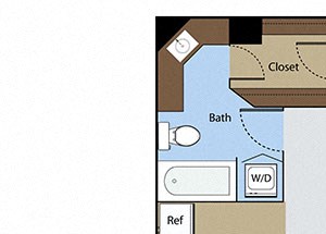 1 Bedroom 1 Bath 1 Bedroom 1 Bath